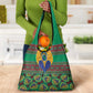 Afro Pattern Traditional Kanga Style Grocery Bag
