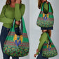 Afro Pattern Traditional Kanga Style Grocery Bag