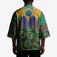 African Pattern Traditional Kanga Style Kimono