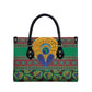 African Pattern Traditional Kanga Style Leather Bag