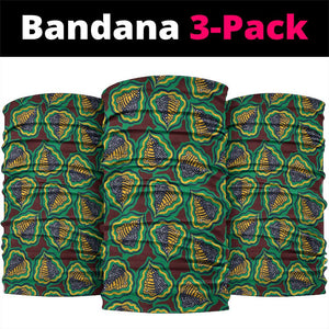 Afro Pattern Traditional Kanga Style Neck Gaiter - African Pride