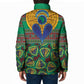 African Pattern Traditional Kanga Style Padded Jacket