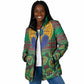 African Pattern Traditional Kanga Style Padded Jacket