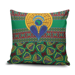 African Pattern Traditional Kanga Style Pillow Cover