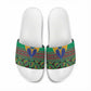 African Pattern Traditional Kanga Style Slide Sandals