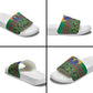 African Pattern Traditional Kanga Style Slide Sandals