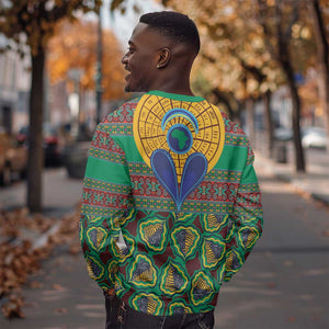 Afro Pattern Traditional Kanga Style Sweatshirt