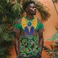 Afro Pattern Traditional Kanga Style T shirt
