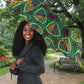 African Pattern Traditional Kanga Style Umbrella