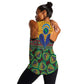 Afro Pattern Traditional Kanga Style Women Racerback Tank