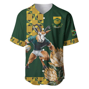 South Africa Rugby History World Champions Baseball Jersey Springboks Make History