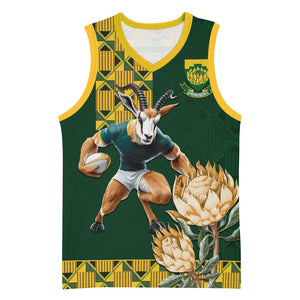 South Africa Rugby History World Champions Basketball Jersey Springboks Make History - African Pride