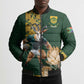 South Africa Rugby History World Champions Bomber Puffer Jacket Springboks Make History