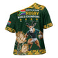 South Africa Rugby History World Champions Cross Shoulder Shirt Springboks Make History
