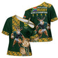 South Africa Rugby History World Champions Cross Shoulder Shirt Springboks Make History