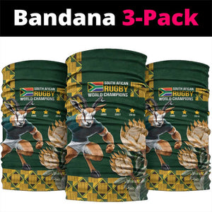 South Africa Rugby History World Champions Neck Gaiter Springboks Make History LT9