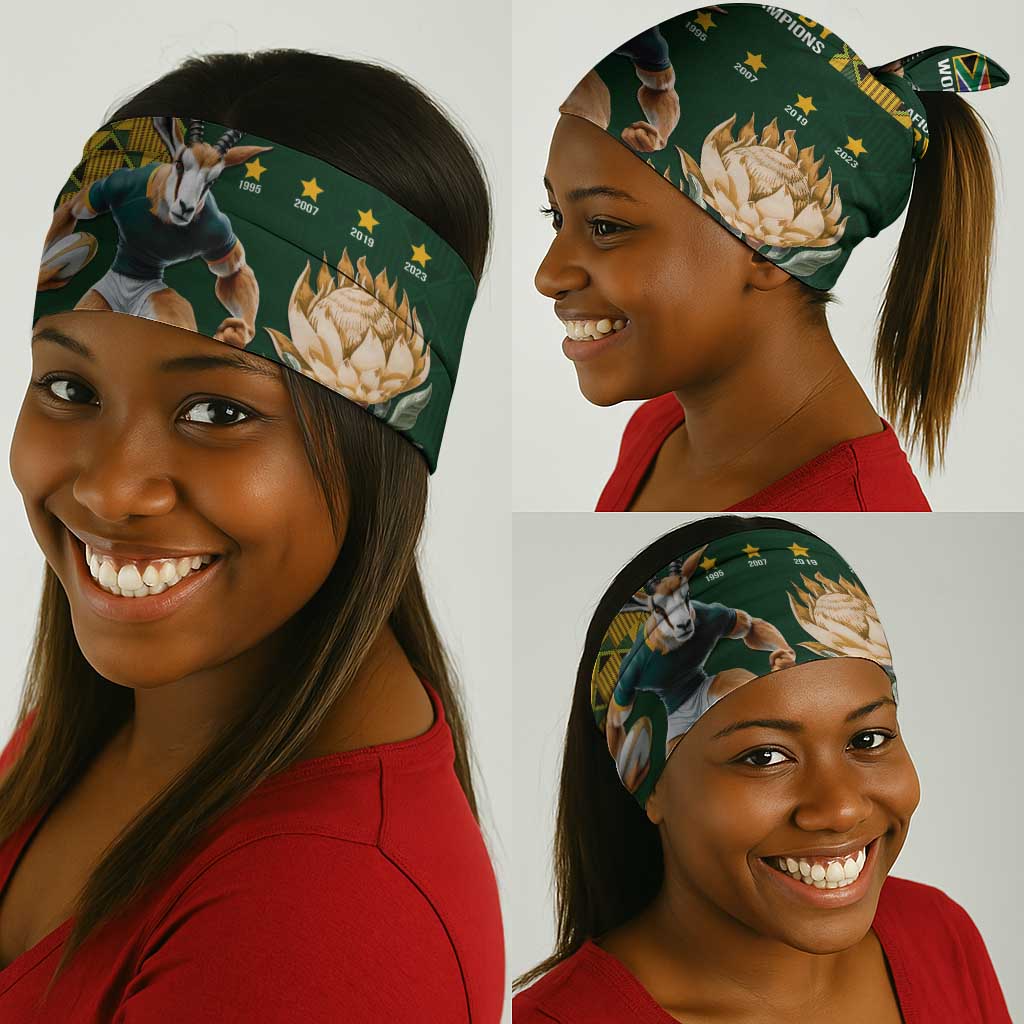South Africa Rugby History World Champions Neck Gaiter Springboks Make History LT9