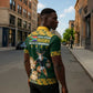 South Africa Rugby History World Champions Zipper Polo Shirt Springboks Make History
