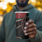 Happy Jamhuri Day Kenya 4 in 1 Can Cooler Tumbler Kenyan Lion and Maasai Shield