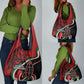 Happy Jamhuri Day Kenya Grocery Bag Kenyan Lion and Maasai Shield