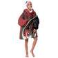 Happy Jamhuri Day Kenya Kid Wearable Blanket Hoodie Kenyan Lion and Maasai Shield