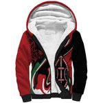 Happy Jamhuri Day Kenya Sherpa Hoodie Kenyan Lion and Maasai Shield