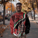 Happy Jamhuri Day Kenya Sweatshirt Kenyan Lion and Maasai Shield