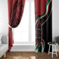 Happy Jamhuri Day Kenya Window Curtain Kenyan Lion and Maasai Shield