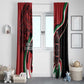 Happy Jamhuri Day Kenya Window Curtain Kenyan Lion and Maasai Shield