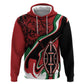 Happy Jamhuri Day Kenya Zip Hoodie Kenyan Lion and Maasai Shield