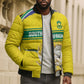 World Cricket Custom South Africa Bomber Puffer Jacket Protea Flower Come On Proteas!