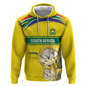 World Cricket Custom South Africa Hoodie Protea Flower Come On Proteas!