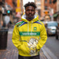World Cricket Custom South Africa Hoodie Protea Flower Come On Proteas!