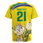 World Cricket Custom South Africa Rugby Jersey Protea Flower Come On Proteas!