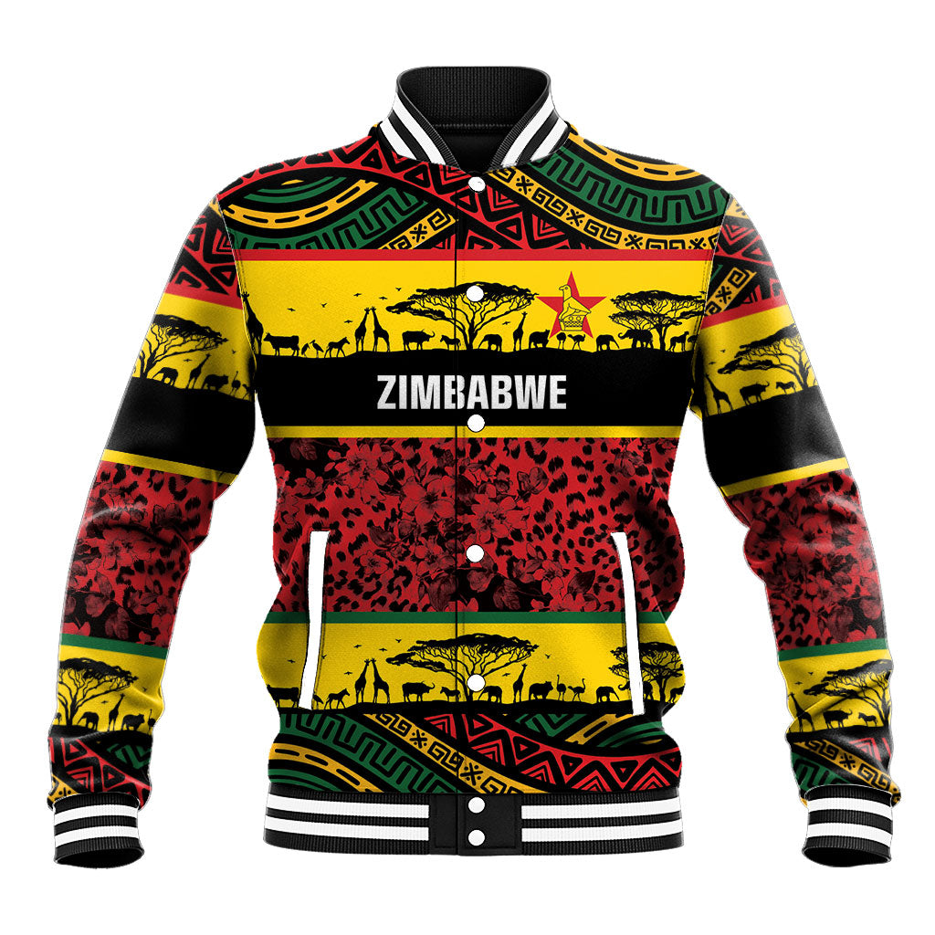 World Cricket Custom Zimbabwe Baseball Jacket Zimbabwe Bird Go Chevrons!