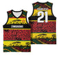 World Cricket Custom Zimbabwe Basketball Jersey Zimbabwe Bird Go Chevrons!