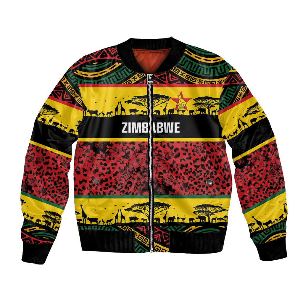 World Cricket Custom Zimbabwe Bomber Jacket Zimbabwe Bird Go Chevrons!