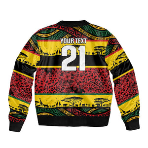 World Cricket Custom Zimbabwe Bomber Jacket Zimbabwe Bird Go Chevrons!