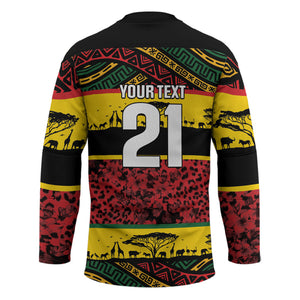 World Cricket Custom Zimbabwe Hockey Jersey Zimbabwe Bird Go Chevrons!