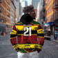 World Cricket Custom Zimbabwe Hoodie Zimbabwe Bird Go Chevrons!