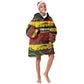 World Cricket Custom Zimbabwe Kid Wearable Blanket Hoodie Zimbabwe Bird Go Chevrons!