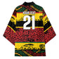 World Cricket Custom Zimbabwe Kimono Zimbabwe Bird Go Chevrons!