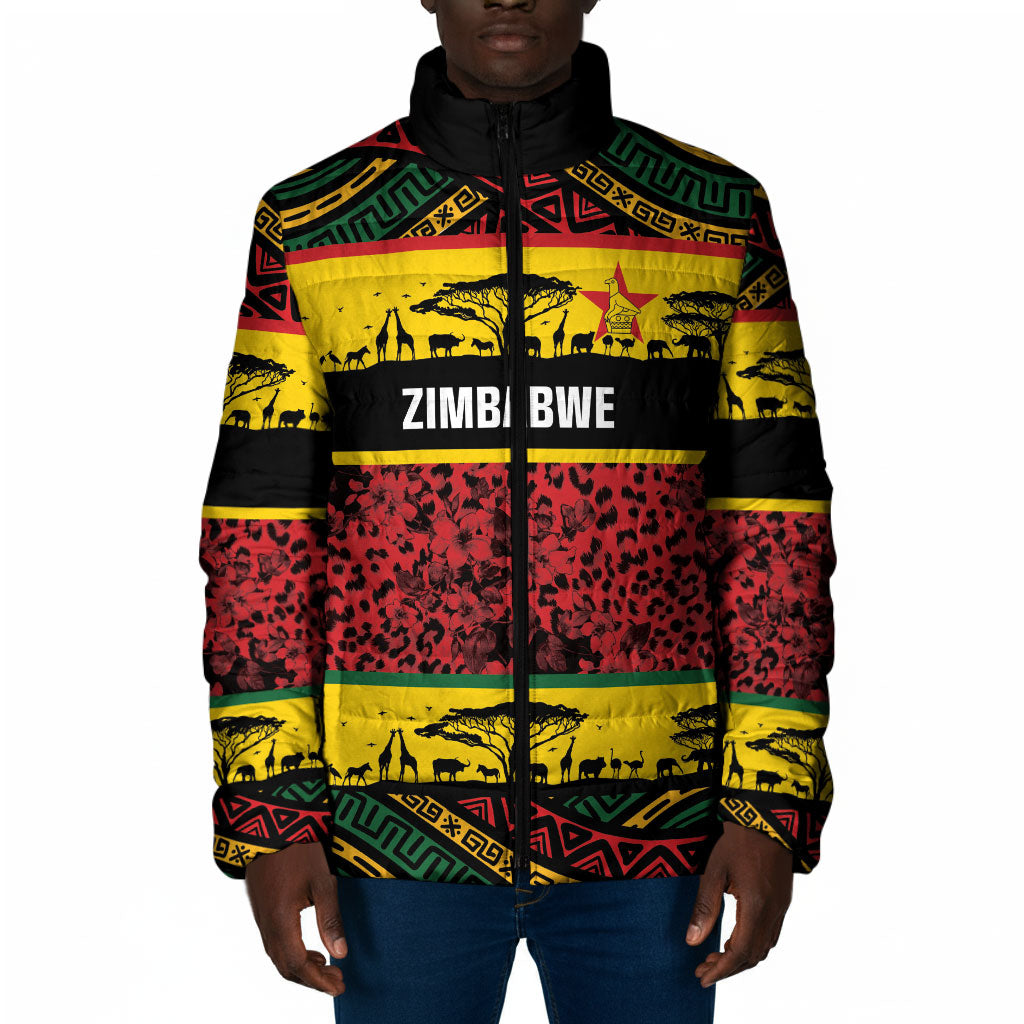 World Cricket Custom Zimbabwe Padded Jacket Zimbabwe Bird Go Chevrons!