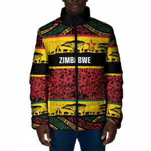 World Cricket Custom Zimbabwe Padded Jacket Zimbabwe Bird Go Chevrons!
