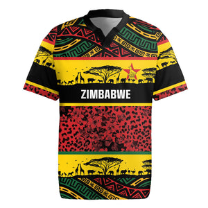 World Cricket Custom Zimbabwe Rugby Jersey Zimbabwe Bird Go Chevrons!
