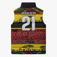 World Cricket Custom Zimbabwe Sleeveless Puffer Jacket Zimbabwe Bird Go Chevrons!