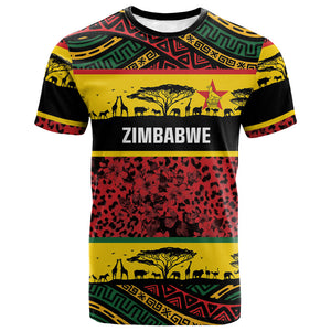 World Cricket Custom Zimbabwe T shirt Zimbabwe Bird Go Chevrons!