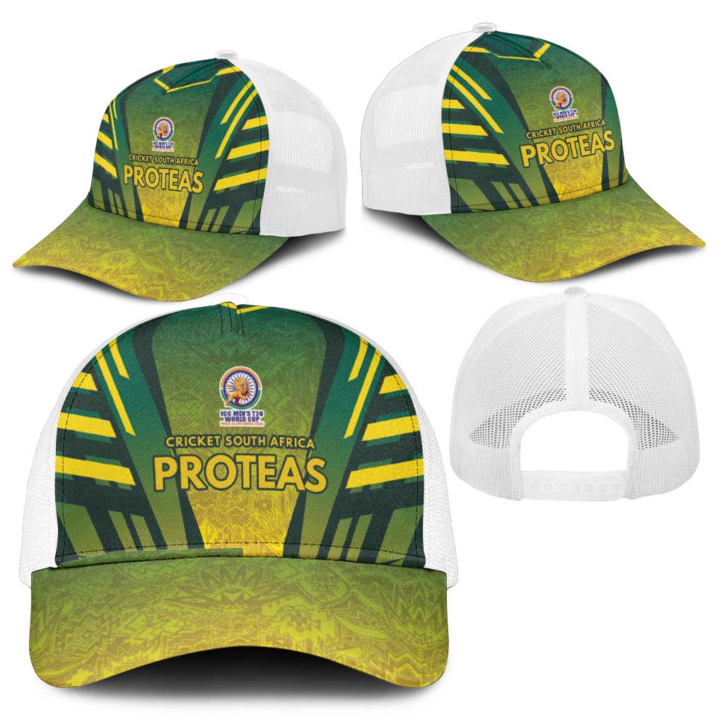 South Africa Cricket Spirit 2026 Baseball Net Cap World T20 Edition - African Pride