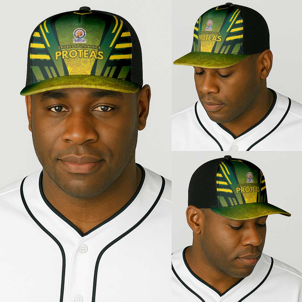 South Africa Cricket Spirit 2026 Baseball Net Cap World T20 Edition - African Pride