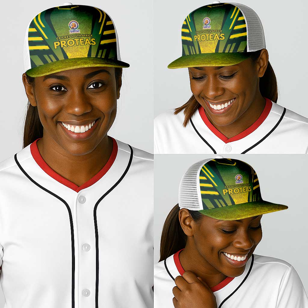 South Africa Cricket Spirit 2026 Baseball Net Cap World T20 Edition - African Pride